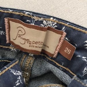 Paige denim canyon boot petite size 26